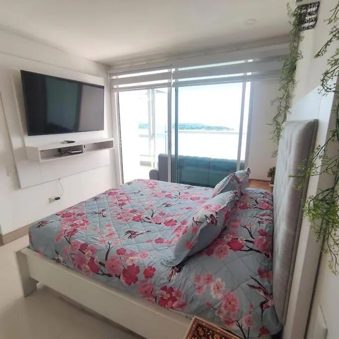 Palmeto Sunset Moderno Frente Al Mar Piso 26 Pisina, Gym, Jacuzzi Apartment Cartagena Colombia