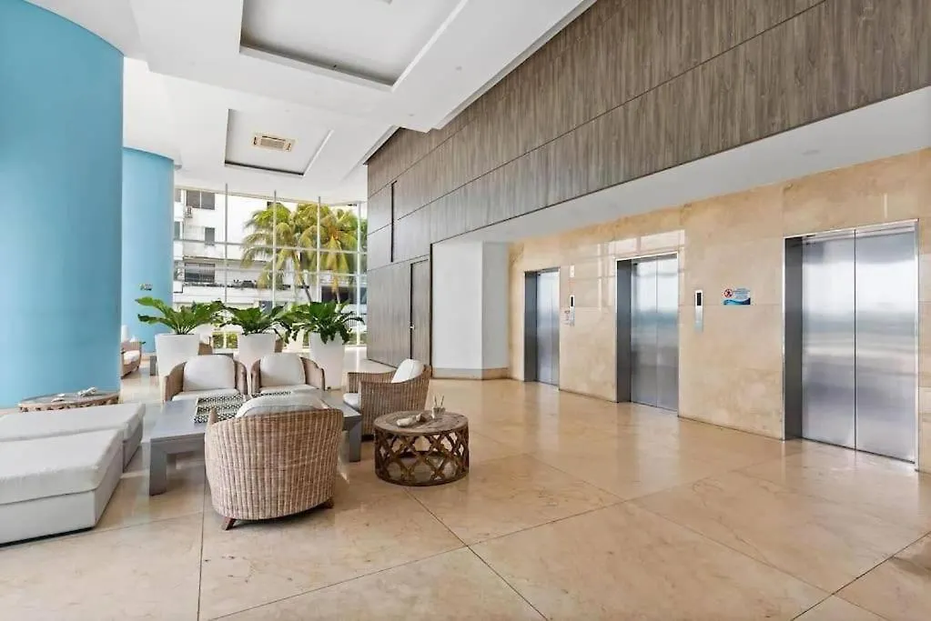Palmeto Sunset Moderno Frente Al Mar Piso 26 Pisina, Gym, Jacuzzi Daire Cartagena