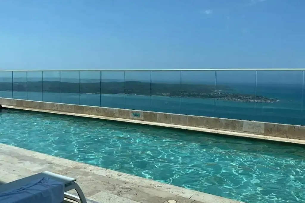 Palmeto Sunset Moderno Frente Al Mar Piso 26 Pisina, Gym, Jacuzzi Daire Cartagena 0*,