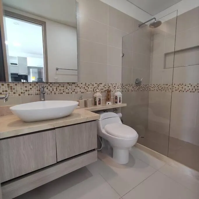 Palmeto Sunset Moderno Frente Al Mar Piso 26 Pisina, Gym, Jacuzzi Daire Cartagena Kolombiya